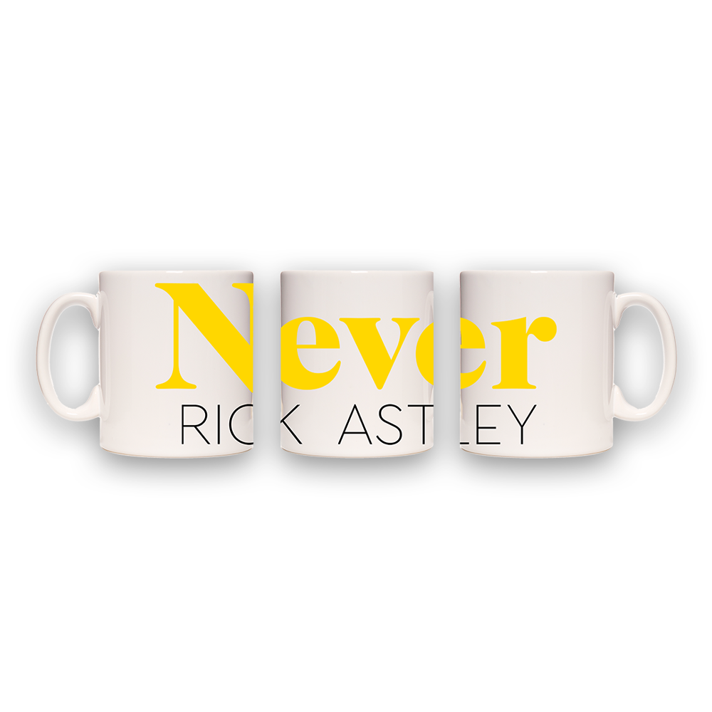 Never Rick Astley Mug White
