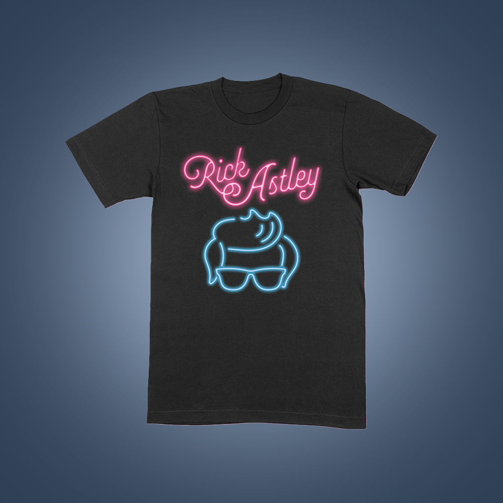 Neon Sign T-Shirt Black