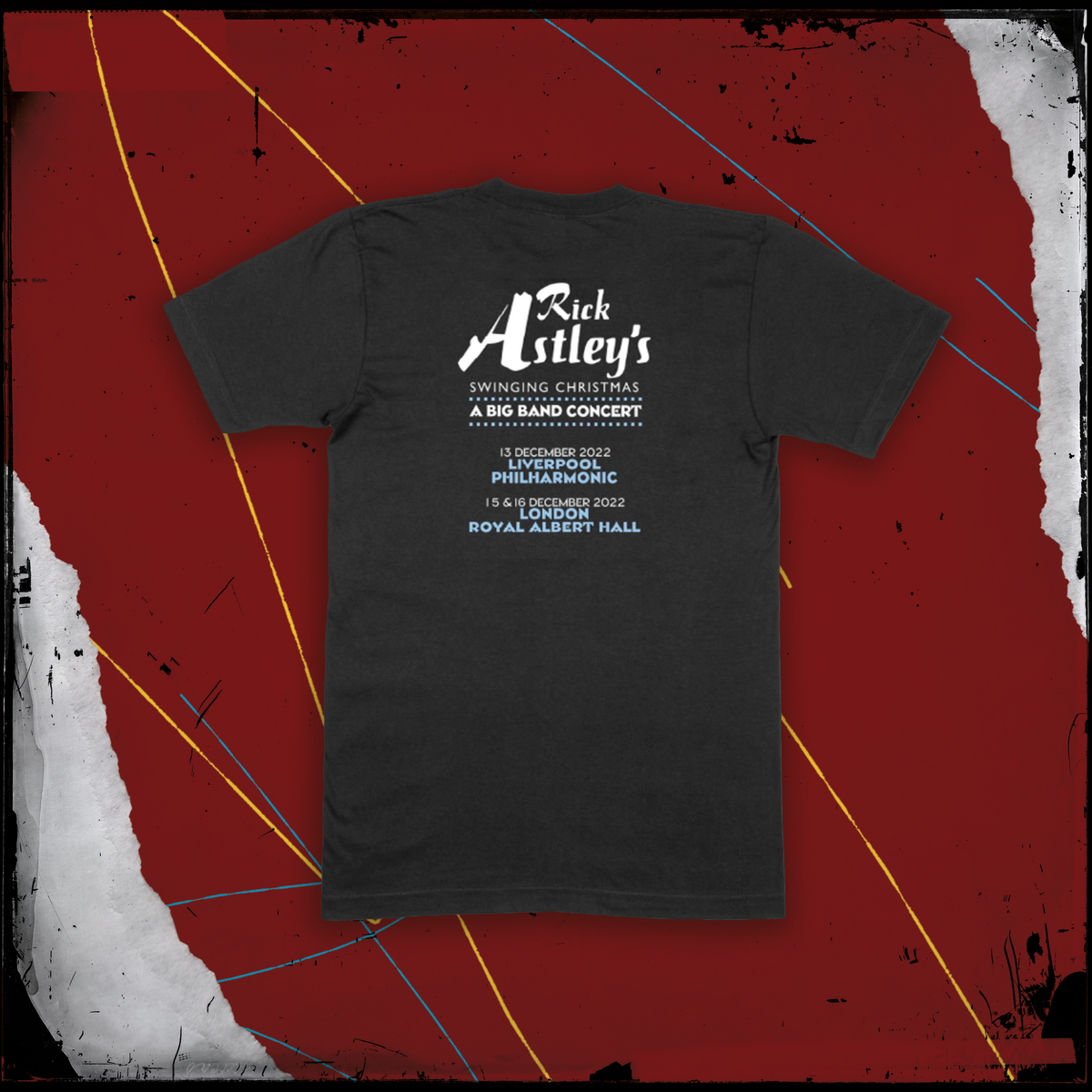 Swinging Christmas 2022 Black T-Shirt