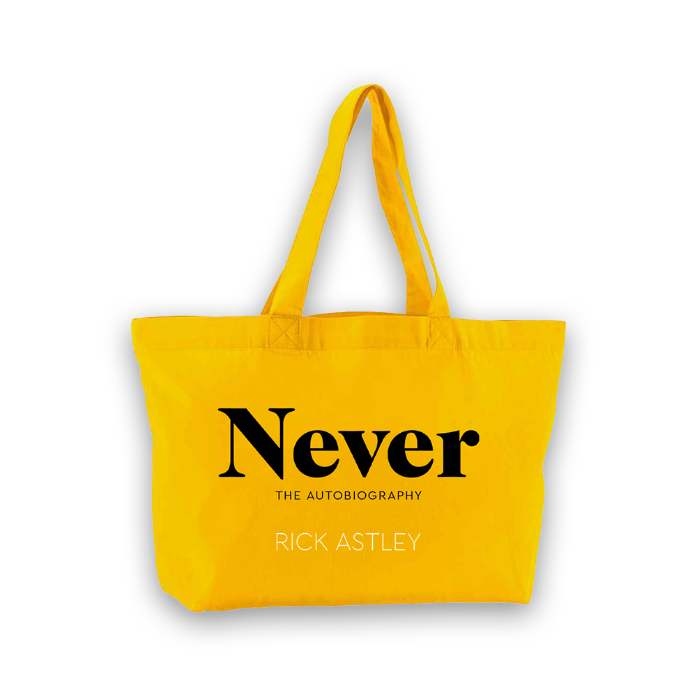 Never Rick Astley Jumbo Shopper Bag