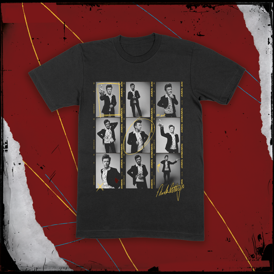 Photo Strip T-Shirt Black