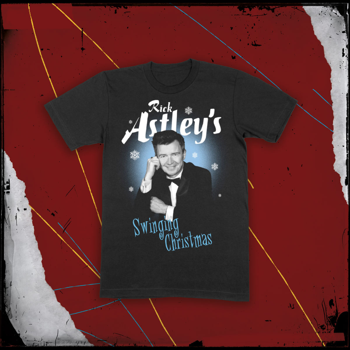 Swinging Christmas 2022 Black T-Shirt